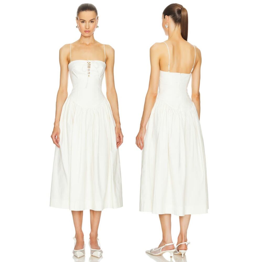 L'Academie by Marianna Thierry Midi Dress Formal Bridal Graduation Party XXS